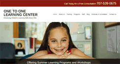 Desktop Screenshot of onetoonelearningcenter.com